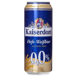 Cerveja Alemã KAISERDOM Weiss Sem Álcool 500ml