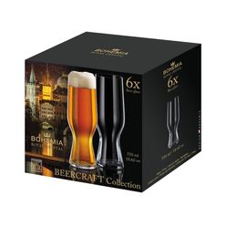 Kit De Copos Para Cerveja BOHEMIA 550ml Com 6 Peças Caixa