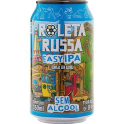 Cerveja ROLETA RUSSA Easy Ipa sem Álcool,sem Glúten 350ml