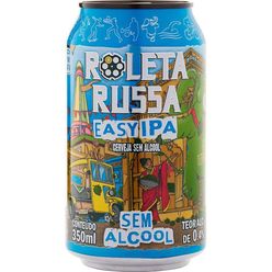 Cerveja Roleta Russa Easy Ipa Sem álcool,sem Glúten 350ml