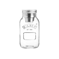 Pote KILNER Vidro 1L com Copo para Molho