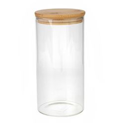 Pote com Tampa de Bambu 1.4L - A\CASA