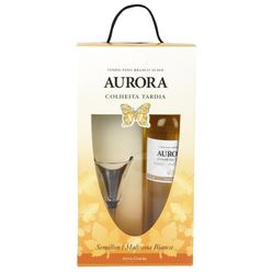 Kit Vinho Brasileiro AURORA Colheita Tárdia com 1 Taça