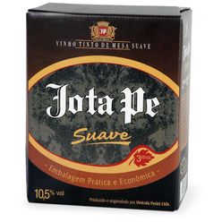 Vinho Tinto Brasileiro JOTA PÊ Tinto Suave Bag In Box 3L