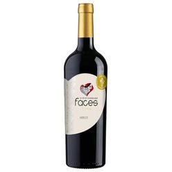 Vinho Tinto Brasileiro LIDIO CARRARO Faces Merlot 750ml