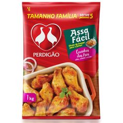 Coxinha da Asa de Frango PERDIGÃO Assa Fácil Congelada 1Kg