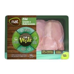 Filé de Coxa e Sobrecoxa de Frango NAT VERDE 700g