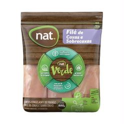 Filé de Coxa e Sobrecoxa de Frango NAT VERDE Congelado 800g
