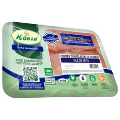 Filé de Peito Frango KORIN Livre de Transgênicos 600g