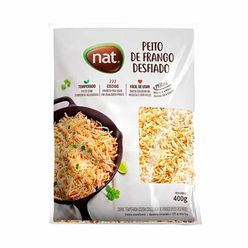 Peito de Frango NAT Desfiado Congelado 400g