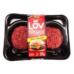 Hamburguer Bovino LOV BEEF sem Tempero ATM 300g