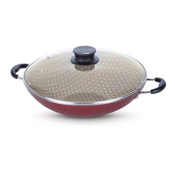 Panela Wok TRAMONTINA Vermelha 36cm