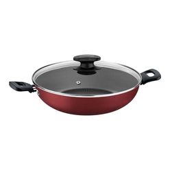 Panela Wok TRAMONTINA Vermelha 28cm