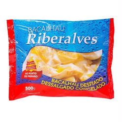 Bacalhau RIBERALVES Desfiado Dessalgado Congelado 500g
