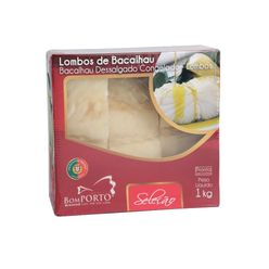 Lombo de Bacalhau BOM PORTO Congelado Seleção 1Kg