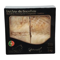 Lombo de Bacalhau BOM PORTO Dessalgado Congelado Gourmet 1Kg