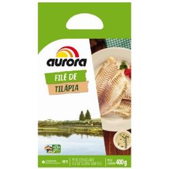 Filé de Tilapia AURORA Congelada Pacote 400g