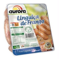 Linguiça de Frango AURORA Congelada 800g