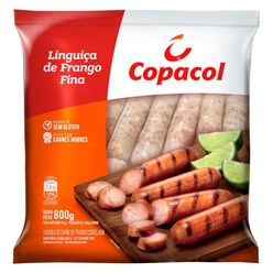 Linguiça COPACOL Frango Congelada Fina 800g