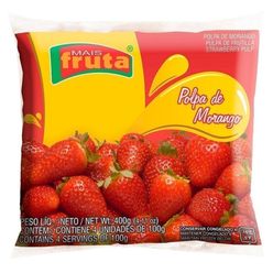 Polpa Mais Fruta Morango 400g