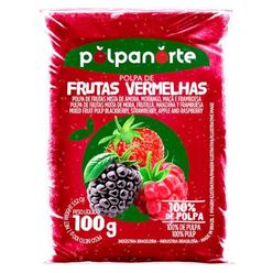 Polpa Polpanorte Frutas Vermelhas 100g