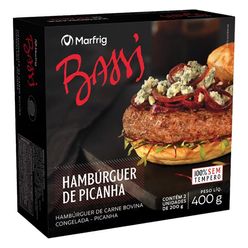 Hamburguer Bovino Bassi Picanha 400g