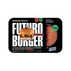 Hamburguer Futuro Burguer Burger 2030 Defumado Vegano Congelado Sem Glúten 230gr