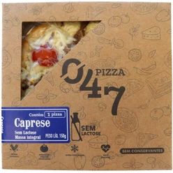 Pizza 047 Caprese Integral Congelada Sem Lactose 150g