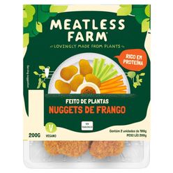 Nuggets Meatless Farm Vegano De Frango Feito De  Plantas 200g