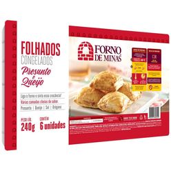 Folhado Forno De Minas Presunto E Queijo 240g