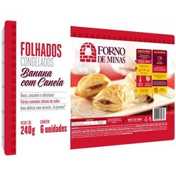 Folhado Forno De Minas Banana Com Canela 240g