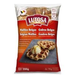 Waffles Lutosa Belga Congelado 280g