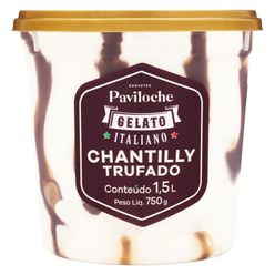 Sorvete Paviloche Gelato Italiano Chantilly Trufado 1.5l