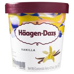 Sorvete HAAGEN DAZS Baunilha 473ml