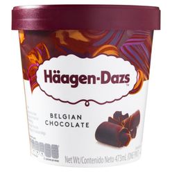 Sorvete HAAGEN DAZS Chocolate Belga 473ml