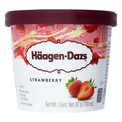 Sorvete HAAGEN DAZS Morango 100ml