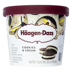 Sorvete HAAGEN DAZS Cookie Cream 100ml