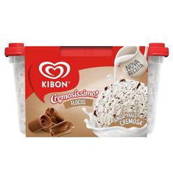 Sorvete KIBON Cremosissimo Flocos 1.5l