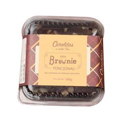 Mini Brownie Carolitas Funcional Congelado Chocolate Sem Glúten,sem Lactose E Sem Soja 180g