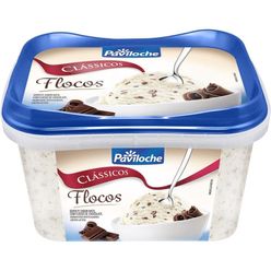 Sorvete PAVILOCHE Clássicos Flocos de Chocolate 1.5 Litros
