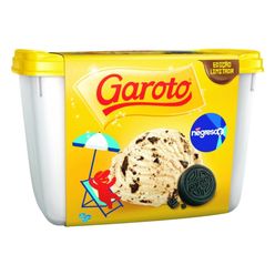 Sorvete GAROTO Negresco Pote 1.5 Litros