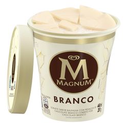 Sorvete KIBON Magnum Chocolate Branco 440ml
