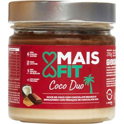 Doce Mais Fit Coco Duo Não Contém Glúten E Zero Lactose Sem Adição De Açúcares E Sem Conservantes 200g