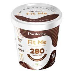Sorvete PAVILOCHE Fit Me Brigadeiro de Panela 280 Kcal por Pote Proteína 15g Zero Açúcar,sem Lactose e sem Glúten 460ml