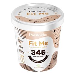 Sorvete Paviloche Fit Me Cookies E Cream 345 Kcal Por Pote 16g Protéina Zero Açúcar,sem Lactose E Sem Glúten 460ml