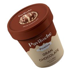 Sorvete PAVILOCHE Premium Gran Chocolate sem Glúten 1 Litro