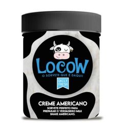 Sorvete Locow Daily Fresh Creme Americano Para Prepara Milk Shake 350ml