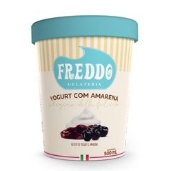 Sorvete FREDDO Yogurt Com Amarena 500ml