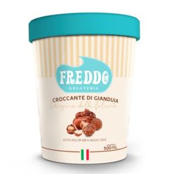 Sorvete FREDDO Croccante Di Gianduia 500ml