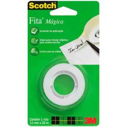 Fita Adesiva 3M SCOTCH Magica 12mm x 20m